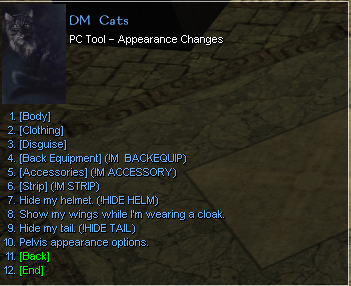 Quick Appearance Change