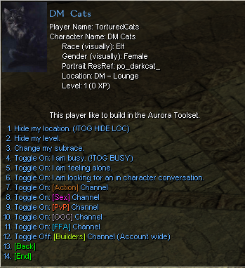 Player List Status