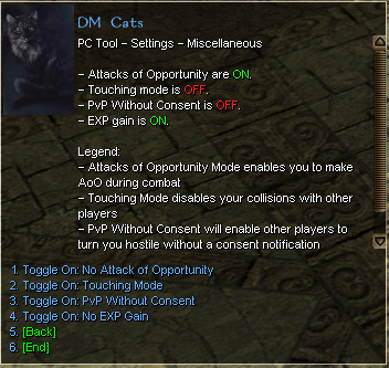 Miscellaneous Settings